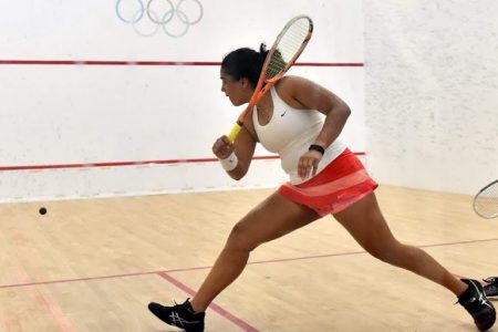 Ashley Khalil is encouraging young female athletes to keep pushing and blend sports with academics to continue on the path of success. (Pan-Am squash photo) 