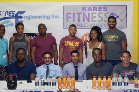 Some of the athletes, sponsors and organisers of Fitness Challenge 2019. (Emmerson Campbell photo)
