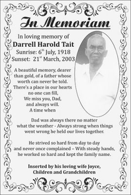 Darrell Harold Tait