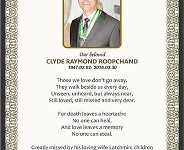Clyde Raymond Roopchand