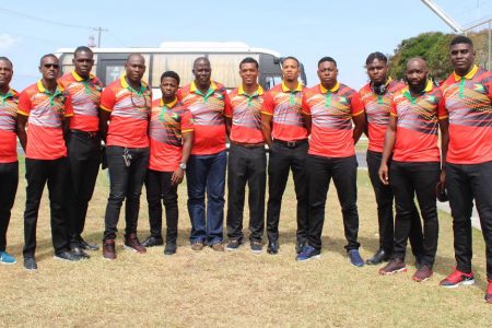 Guyana’s Volleyball and Rugby contingent are off to Argentina for the South American Beach Volleyball and Beach Rugby games (Royston Alkins photo)
