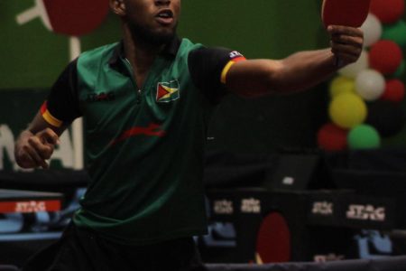Shemar Britton had to settle for silver in under – 21 title defence (Royston Alkins photo) 
