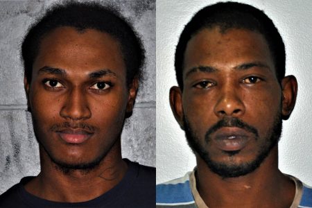 Charged: Kent Coutou (left), Leon Logan (right)