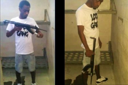 The photographs circulating on social media showing an inmate posing with what appears to be a firearm in a Trinidad cell