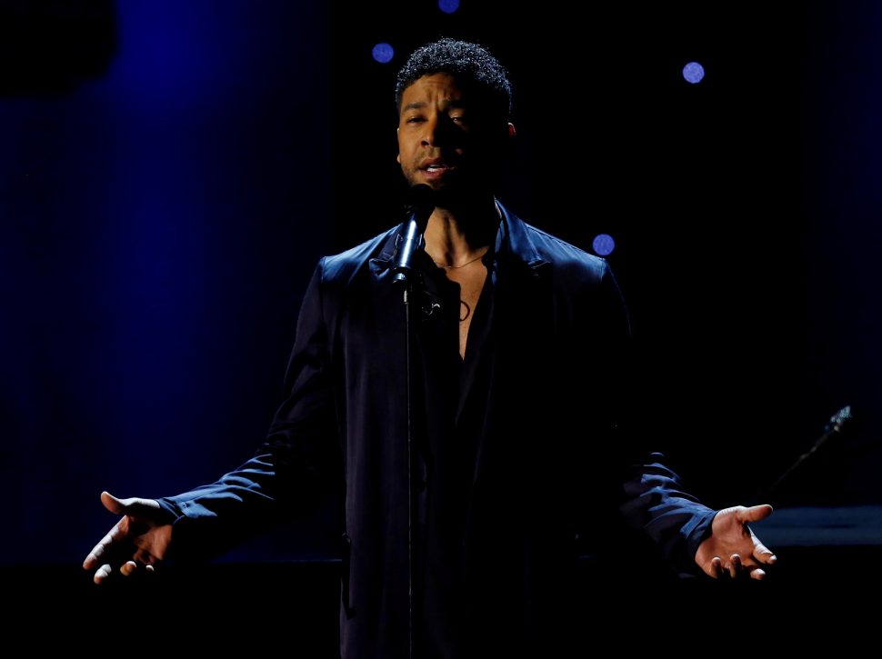 Jussie Smollett performs a tribute to President’s Award recipient John Legend at the 47th NAACP Image Awards in Pasadena, California February 5, 2016.  REUTERS/Mario Anzuoni