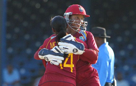 Former captain Merissa Aguilleira (right) and Anisa Mohammed are both out of the upcoming tour of Ireland and England.
