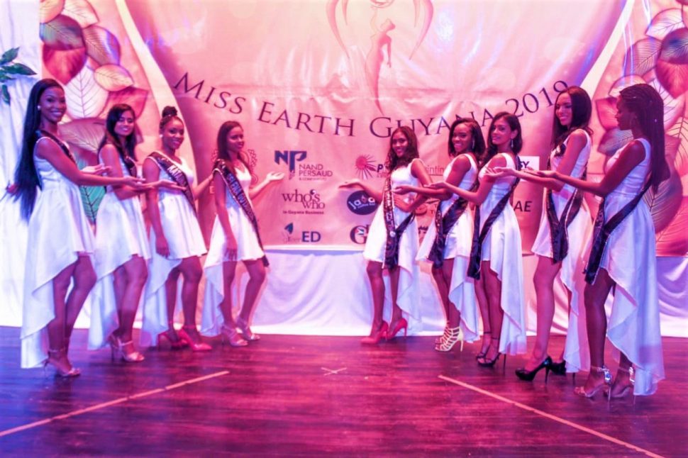 Miss Earth Guyana 2019 delegates.
