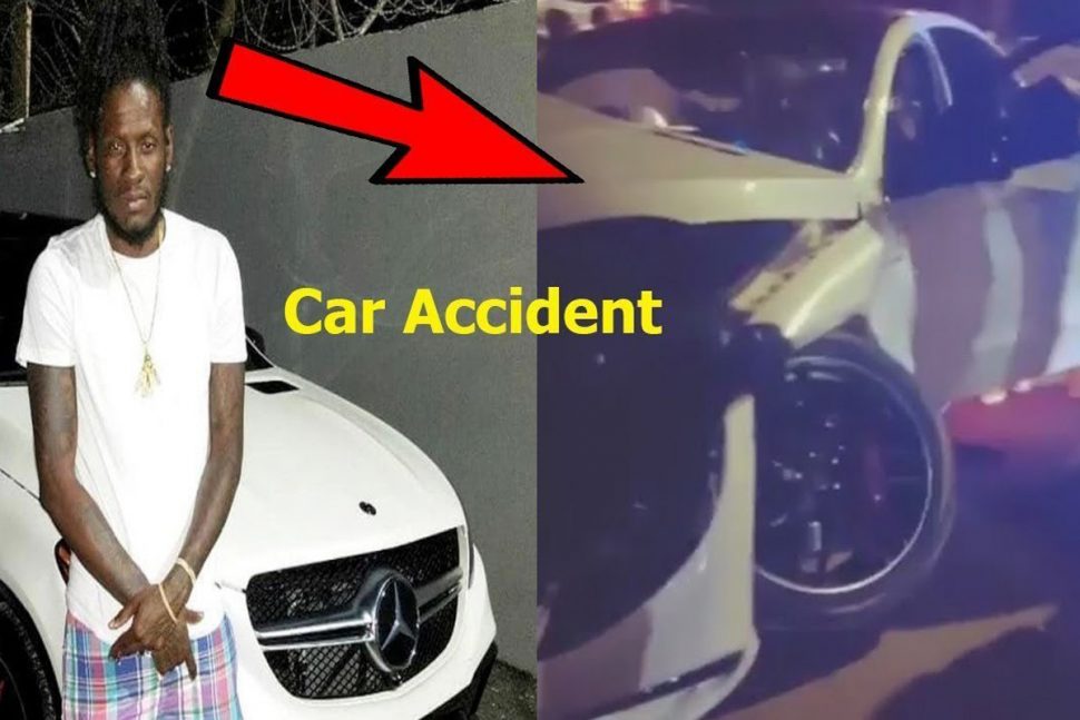 Jamaica DJ, Aidonia in serious car accident