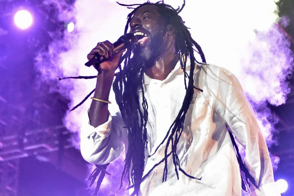 Jamaican reggae artiste Buju Banton performing at the Queen’s Park Sa­van­nah in Trinidad & Tobago