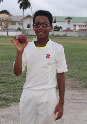 Off-spinner Jayden Dowlin nabbed a four-for in DCC’s win over GCC yesterday.