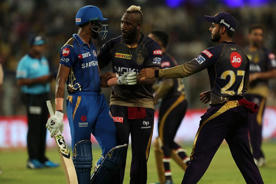 Andre Russell performed with both bat and ball to lead KKR to victory 