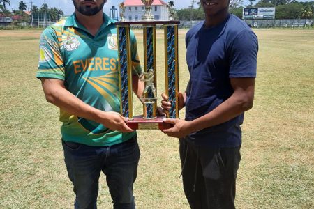 Everest’s Dwayne Adams and GCC’s Devon Lord have one hand on the GCA/NBS Second Division 40 overs title.