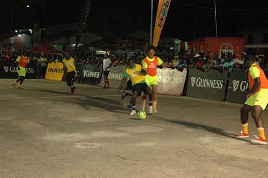 Scenes from the opening night of the Guinness ‘Greatest of the Streets’ Linden Championship at the Mackenzie Market Tarmac
