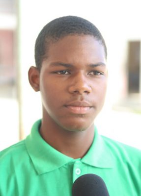 President of Golden Grove Young Achievers Youth Group, Julius Bacchus. (DPI photo)