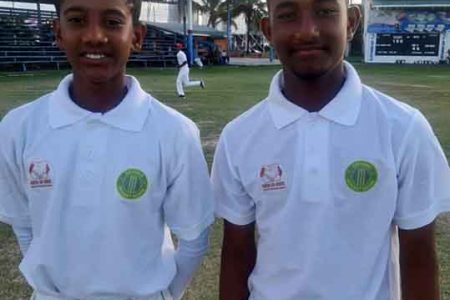 Zeynul Ramsammy (58 and 3-18) and Mavindra Dindyal both scored half centuries to give Select Under-17 a 58-run lead over Berbice at the close of day one