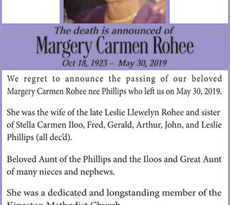 Margery Carmen Rohee