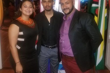 The Empowering Queers Using Artistic Learning (EQUAL) Guyana team: From left Raiza Khan, Anil Persaud and Alistair Sonaram. 