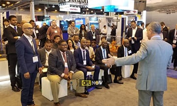 Giorgio Martelli President and CEO of Saipem America makes a presentation to Guyana delegation on May 8 at OTC 2019
