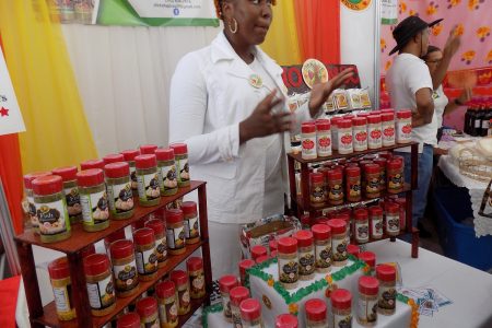 Rodiek-ah DeFreitas and her spices