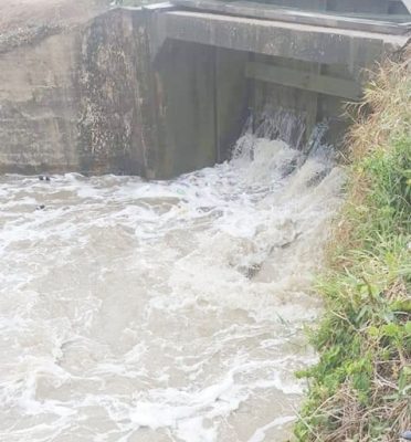 The breach of the koker door at Zeelugt (DPI photo)