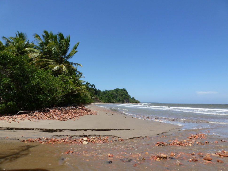 Chatham Beach in South Trinidad.