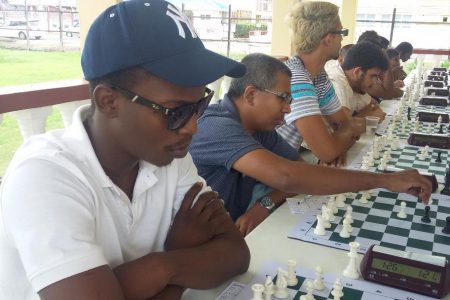 National chess champion Wendell Meusa (left). Will he play in the 2019 National Chess Championship?
