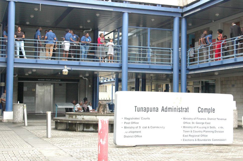 The Tunapuna Administrative Complex where the Tunapuna Magistrates’ Court is located.
