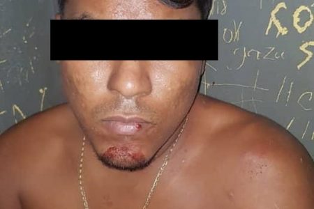 A man known as "El Culon" who only recently assumed leadership of the Evander gang was one of eight Venezuelans arrested over the weekend in a police exercise in Point Fortin.