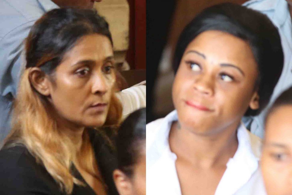 Savita Persaud (left), and Revelana Smith (right)