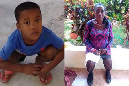 56-year-old domestic helper Esmerelda Gordon her grandson, Levon Walker