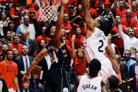 Toronto Raptors Kawhi Leonard, got the better of  Giannis Antetokounmpo in Game 6 of the Eastern Conference Finals and stopped him and the Milwaukee Bucks from advancing to the NBA Finals.