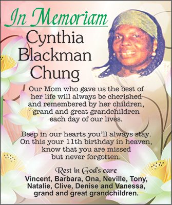 Cynthia Blackman Chung