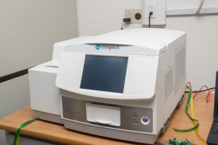 DNA identification equipment that is part of the new inventory of the Guyana Forensic Science Laboratory (Department of Public Information photo)