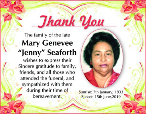 Mary Genevee Seaforth 
