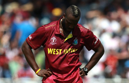 Injury-plagued West Indies all-rounder, Andre Russell. 