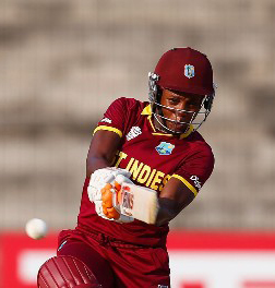 Veteran Stacey-Ann King … top-scored for West Indies with 43.
