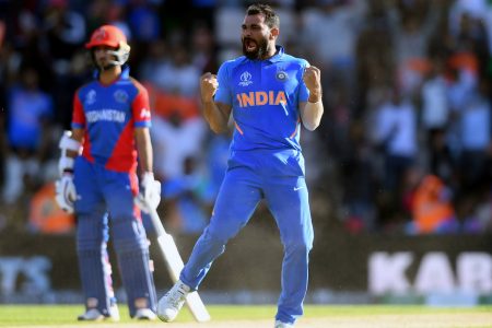 Mohammed Shami’s last over hat-trick   ensured India stay unbeaten with an 11 run triumph over plucky Afghanistan yesterday.