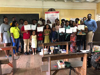 Computer literacy and coding: Nineteen youths aged 10 to 18 years, graduated on Saturday after completion of an intensive 12-week Computer Literacy and Coding course.  A release from the Ministry of Public Telecommunications yesterday said that the participants all live in the East Ruimveldt/East La Penitence/Lodge catchment area, and classes were held at the Generation Next Centre in Wortmanville, Georgetown. (Ministry of Public Telecommunications photo)