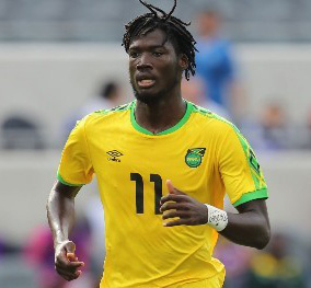 Shamar Nicholson … scored Jamaica’s only goal. 