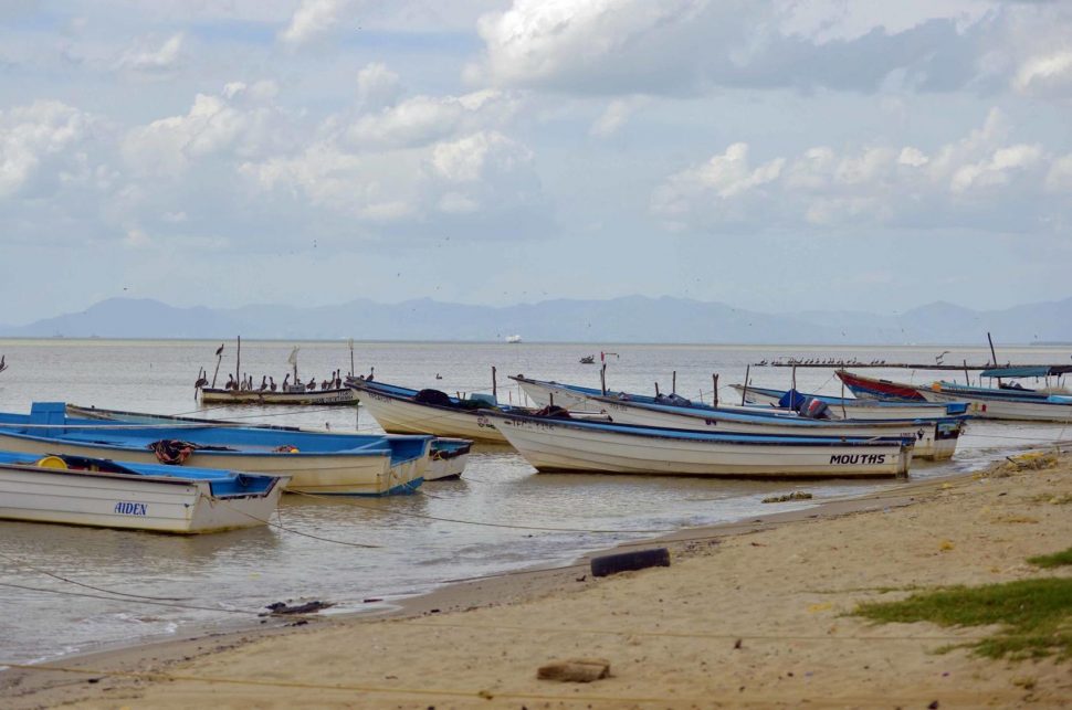 Carli Bay in Couva, where one of eight fishermen who was attacked by pirates and  five of their fishing vessels stolen from the Gulf of Paria, Trinidad