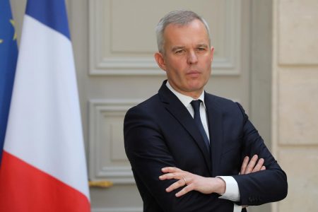 French Minister for the Ecological and Inclusive Transition Francois de Rugy takes part in a news conference after the first Council for Environmental Defence at the Elysee Palace in Paris, France May 23, 2019. Ludovic Marin/Pool via REUTERS/Files
