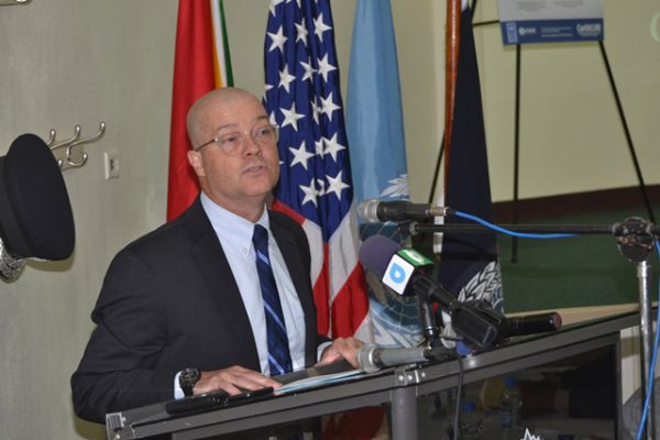 Mark Cullinane, the US Deputy Chief of Mission (Department of Public Information photo)