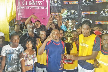 Flashback-Gold is Money celebrating with their fans after successfully clinching their maiden Guinness ‘Greatest of the Streets’ Georgetown title.
