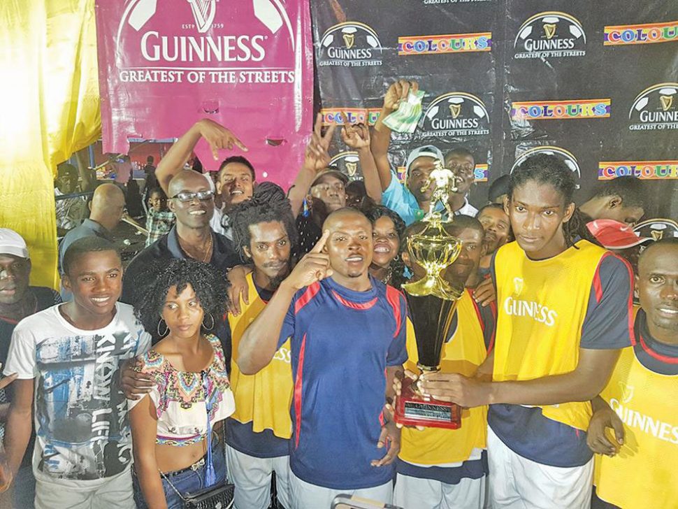 Flashback-Gold is Money celebrating with their fans after successfully clinching their maiden Guinness ‘Greatest of the Streets’ Georgetown title.
