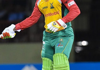 Shimron Hetmyer wants to bring the CPL Trophy home to Guyana. (Photo courtesy of CPL)
