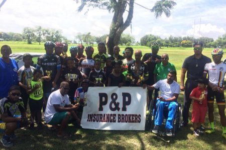 Flashback! The winners of the 2018 edition of the P&P Insurance 11-stage cycling meet.
