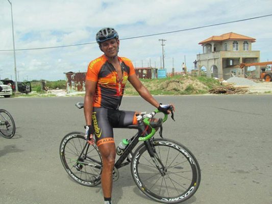 Guyana Cycling Federation vice president, Paul Choo-Wee-Nam.