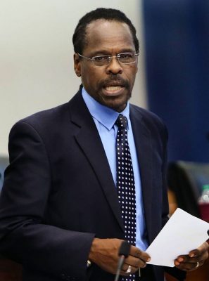 Minister in the Ministry of the Attorney General and Legal Affairs, Fitzgerald Hinds.