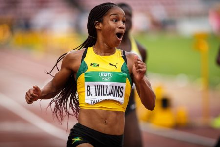 Jamaican sprinter Briana Williams
