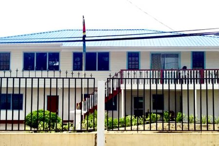 The refurbished government guesthouse at Mabaruma (Ministry of Foreign Affairs photo)